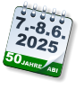 Lasst uns gemeinsam langfristig für die Zeit am oder um den 5.6.2025 unser 50jähriges ABI-Jubiläumstreffen organisieren!